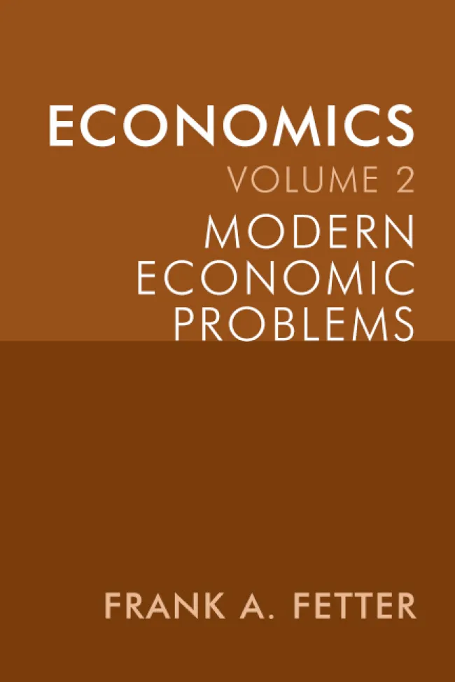 Modern Economic Problems by Frank Fetter